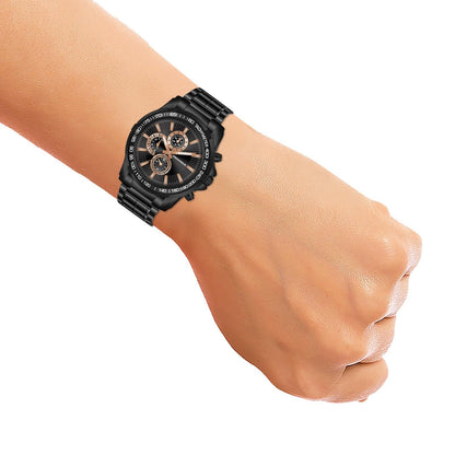 Midnight Steel Men’s Analog Watch