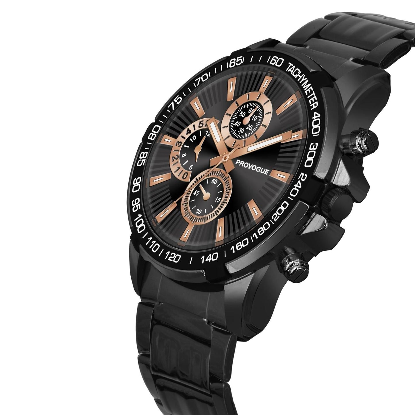 Midnight Steel Men’s Analog Watch